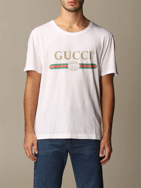 t-shirt gucci uomo scontata|gucci t-shirt uomo.